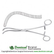 Guyon Kidney Pedicle Clamp Curved Stainless Steel, 24 cm - 9 1/2"